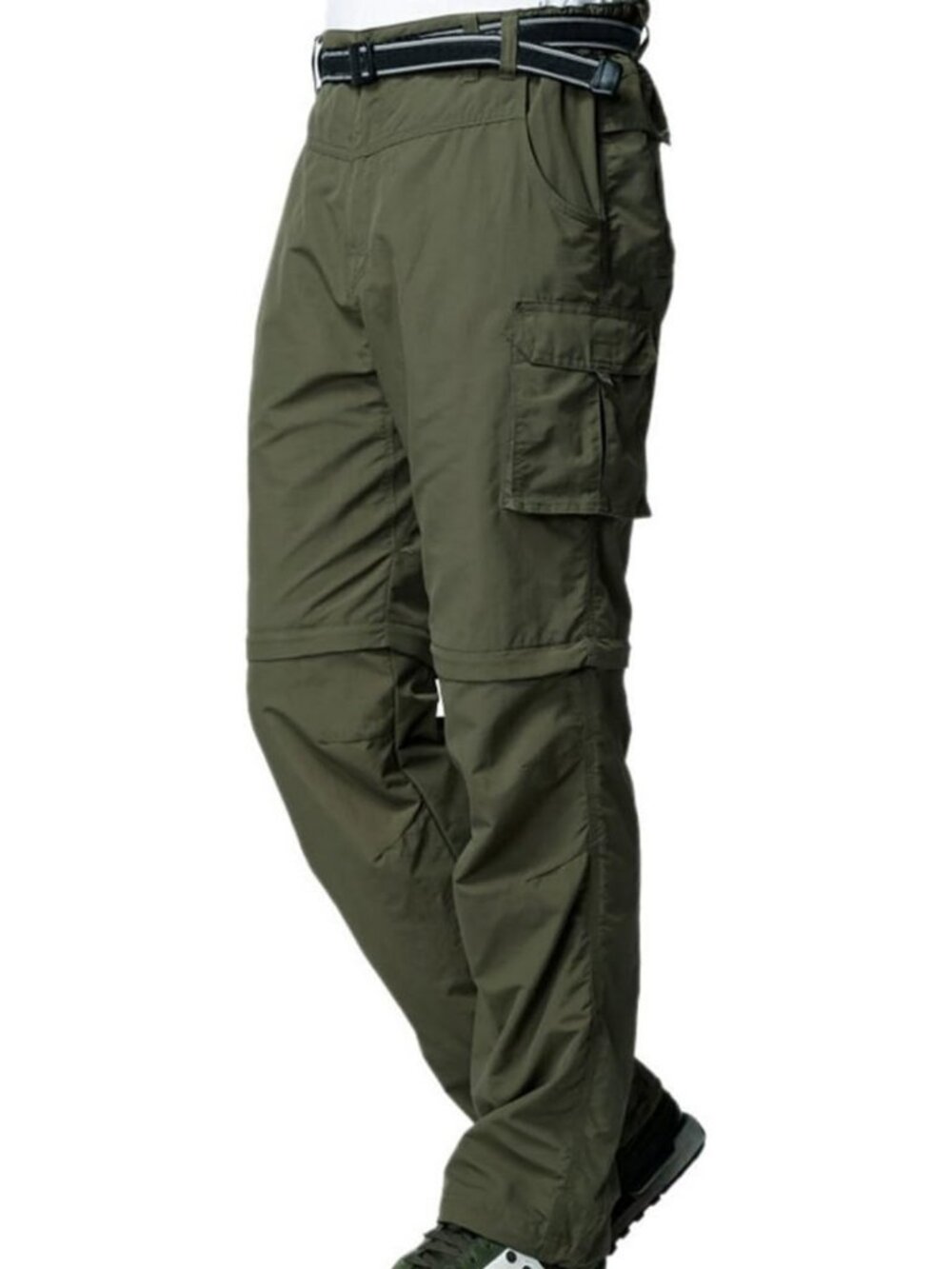 Men's Convertible Hiking Pants - Quick Dry, Zip-Off, Ideal for Fishing & Travel